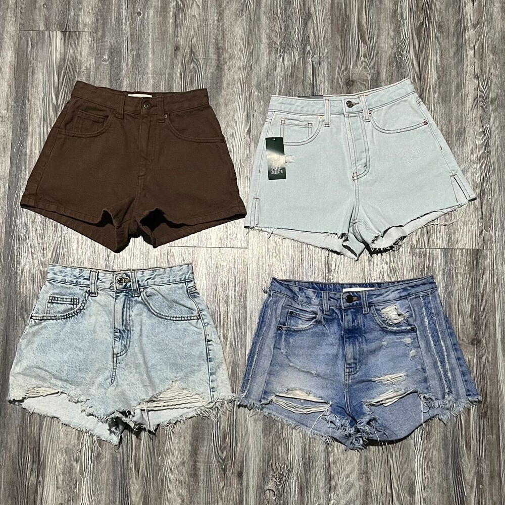 Women's Cut Off Shorts Lot of 4 (0-4) - Picture 1 of 14